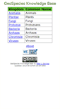 Mobile Screenshot of lod.geospecies.org